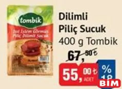 TOMBİK DİLİMLİ PİLİÇ SUCUK 400 G TOMBİK DİLİMLİ PİLİÇ SUCUK 400 G